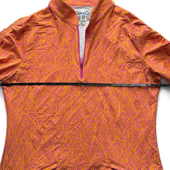 Ibkül Elbow sleeve Mini Dress Sally Print in Orange Peel (sold out /rare) size M - Picture 6 of 8